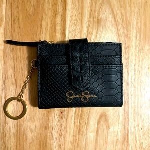 Jessica Simpson snakeskin Wallet with attachable chain 💕
